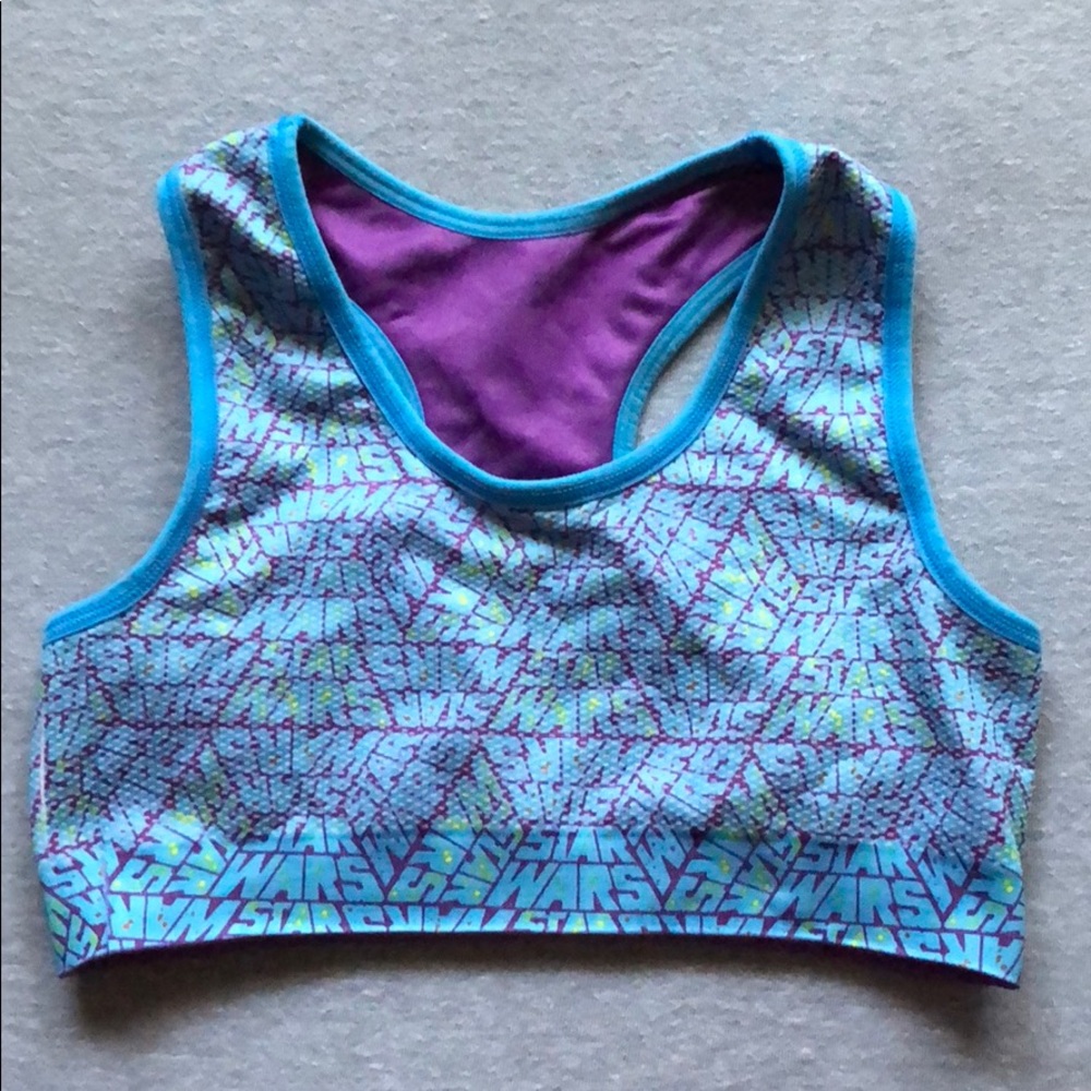 Soft and adorable reversible Star Wars sports bra